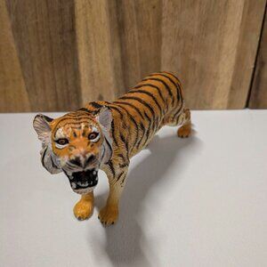 Tiger Figurine AAA 7" Tiger Rubber Realistic Animal Figure Toy Rare Original